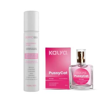Imagem de Kit Perfume Pussycat Kalya e Desodorante Intimo Dermosex