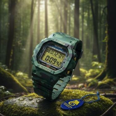 Imagem de Relógio Masculino Digital Militar Atlantis A Prova D Água