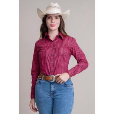 Imagem de CAMISA FEMININA MANGA LONGA TEXAS FARM - CAF133 - XADREZ-Feminino