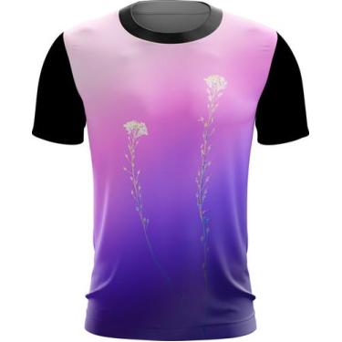 Imagem de Camiseta Dryfit Flor Gypsophila Purple Gips filas 1 - Kasubeck Store®,