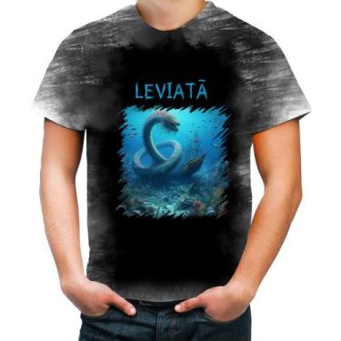 Imagem de Camiseta Desgaste Leviat Leviathan Monstro Marinho 3, Baby Look XG