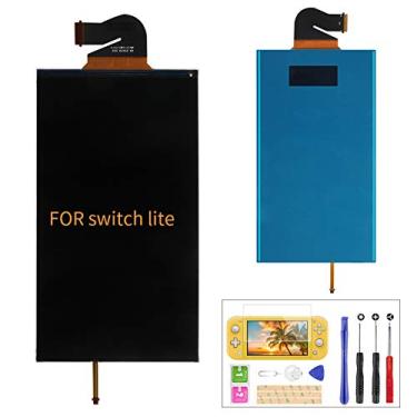 Imagem de A-MIND para substituição de tela LCD Nintendo Switch Lite, para painel de reparo de tela LCD Switch Lite, com conjunto de ferramentas gratuito + protetor de tela