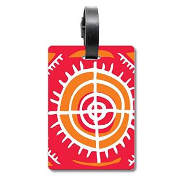 Imagem de Alvo Totems Mexico Civilização Antiga Bolsa Etiqueta Bagagem Cartão de Bagagem