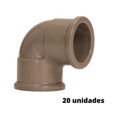 Imagem de Kit 20 Joelhos Soldável 90° 110mm Amanco