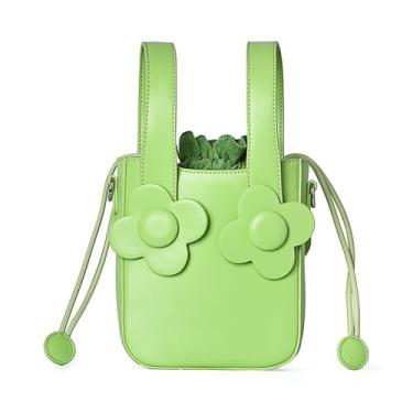 Imagem de Bolsas de mão em couro PU para mulheres Bolsas femininas Bolsas de ombro Pasta Bolsa de ombro superior Carteira com alça ajustável (C)