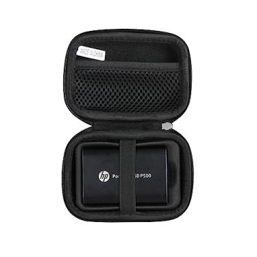 Imagem de Hermitshell Capa rígida de viagem para HP P500 SSD portátil 500 GB disco rígido externo de estado sólido (capa para 1 disco rígido)