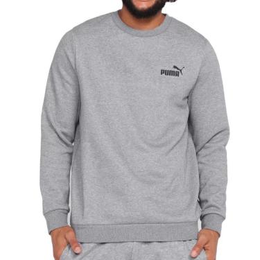 Imagem de Moletom Puma Careca Essentials Small Logo Mescla-Masculino
