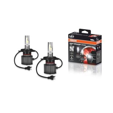 Imagem de KIT LED NIGHT BREAKER CROSS H4 OSRAM - 64193CW NBC - Potência 27W - Tensão 12V - 3 anos de Garantia - 6000K Branca Azulada