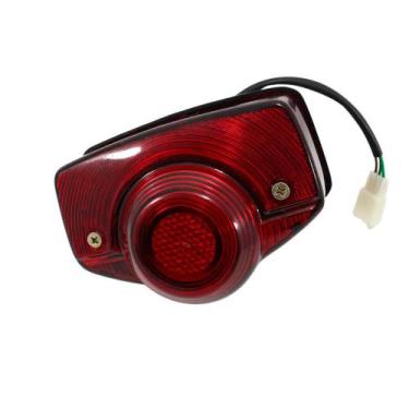 Imagem de Lente Lanterna Traseira Cg 1977/1982 /Shineray Vermelha - Stylu