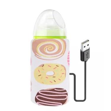 Imagem de Esquentador De Mamadeira Portatil Usb Não Tóxico  - SMALL BABY, ROSQUI