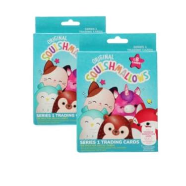 Imagem de Squishmallow Cart es colecion veis s rie 1 (2 pacotes de at 8 cart es cada)