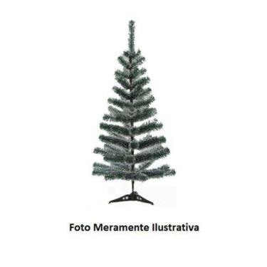 Imagem de Árvore de Natal com Galhos Verde Cheios de Neve - 60 cm - NATALKASA
