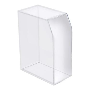 Imagem de Azar Displays 255030 Suporte para revistas e arquivos para monitor, 12,7 cm L x 22,5 cm P x 32,25 cm A, transparente