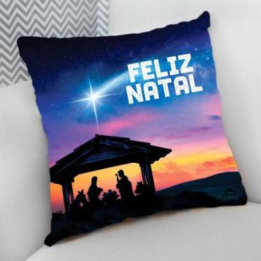Imagem de Almofada Decorativa Personalizado Natal Boas Festas Final do Ano - Del