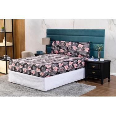 Imagem de Capa de Colchão Malha Gel Cama Casal king Quarto Protetora Diversas Es