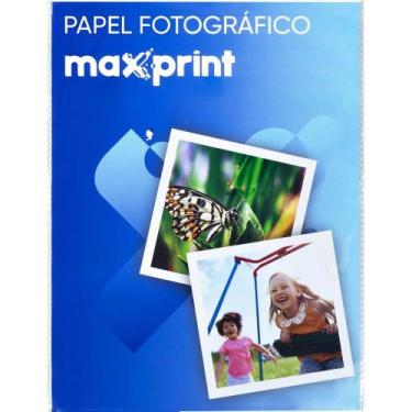 Imagem de Papel Fotográfico INKJET A4 Dupla Face 180G Pacote com 50 Folhas - Max