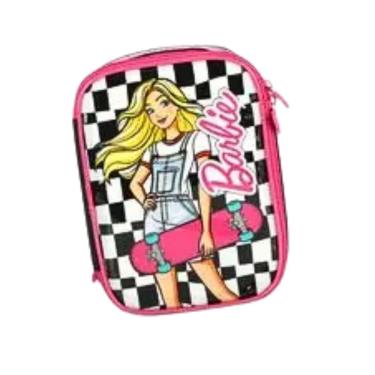 Imagem de Estojo Box Preto Barbie Escolar Luxcel