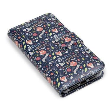 Imagem de Capa carteira estampada tendencias raposa azul e199 para samsung a33 5