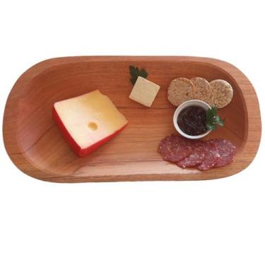 Imagem de Gamela Madeira Churrasco Petiscos Carnes Saladas Picado Decoração  MP 