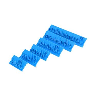 Imagem de Molde de Bolo de Carta Manuscrita DIY Selo Molde Ferramentas de Cozimento para Cozinha Doméstica