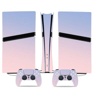 Imagem de Adesivo Skin para PS5 Pro Digital Edition, decalque de vinil, capa protetora para console de jogos e controle (multi)