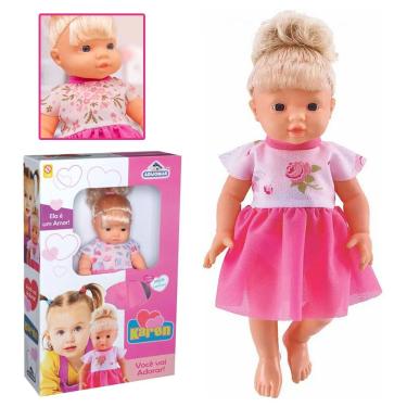 Imagem de Boneca Karen 34 Cm Fala 30 Frases Infantil Menina Adijomar