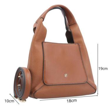 Imagem de Bolsa de Mão em Floater Joana Bauarte , Caramelo