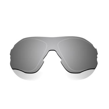 Imagem de Littlebird4 Lentes de reposição polarizadas de 1,5 mm para óculos de sol Oakley EVZero Path OO9308 - MultiOptions (espelhado de titânio)