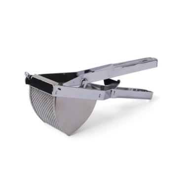 Imagem de Espremedor de Batatas e Legumes Grande, em Aço Inox Reforçado, Alta Qualidade, Design Ergonômico Deli&co. | Perfeito Para Purês Lisos, Qualidade Profissional