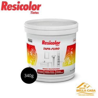 Imagem de Multimassa Tapa Furo Resicolor 340g e 90g - Resicolor Tintas, 340g