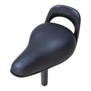Imagem de Deevoka Sela de bicicleta para crianças Bicycle Saddle Shock Absortion Substituição PU Couro Reparo Peças de Bicicleta Infantil Seat Almofada, Preto