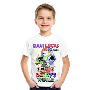 Imagem de Camiseta Infantil e adulto Jogo Dandys World Personalizada 2 a 14 - Ba
