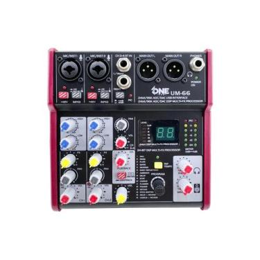Imagem de Mesa de audio 02 canais onepro um-66 - ONELIGHT, 3 meses
