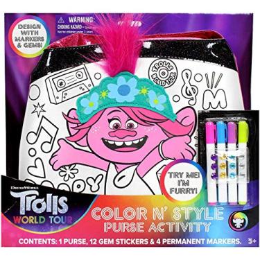 Imagem de Tara Toys Trolls Color N Style Purse, Multicolor