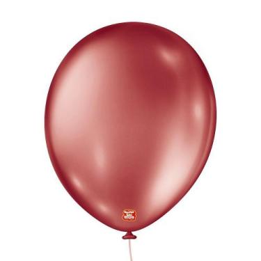 Imagem de Balão de Festa Metallic - Vermelho - Balões São Roque - Rizzo Balões, 