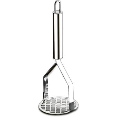 Imagem de Amassador De Batatas Em Aço Inox Prensador Manual Com Design Ergonômico Linha Premium
