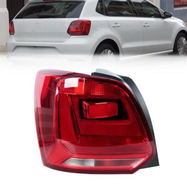 Imagem de YAENSYB Luz traseira para Volkswagen VW Polo Hatchback 2014-2018 Lâmpada de freio traseiro seta esquerda