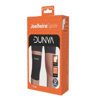 Imagem de Joelheira Dunya Esporte Preto M 1 Unidade