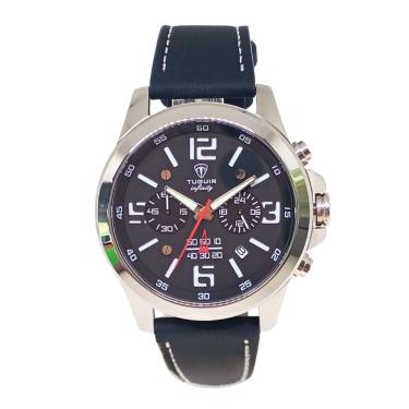 Imagem de Relógio Cronógrafo Masculino de Aço Tuguir Analógico Infinity TGI37037 Preto