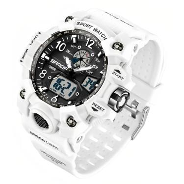 Imagem de Relógio esportivo feminino Gosasa 5ATM à prova d`água com cronômetro de alarme