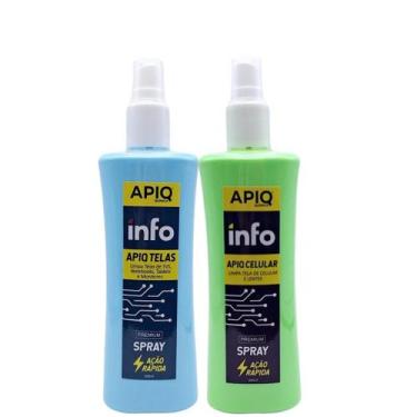 Imagem de Kit Limpeza Apiq Telas 300 ML E Apiq Celular 300 ML - Apiq Química