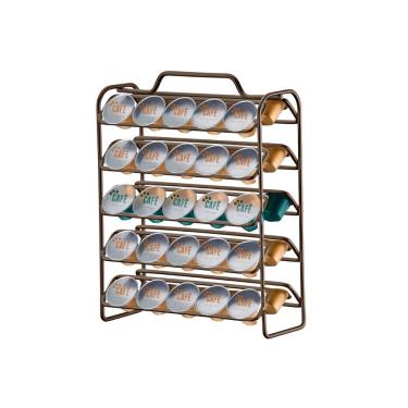 Imagem de Suporte Porta 50 Cápsulas Compatível Nespresso Cor Café - 1147CFFuture