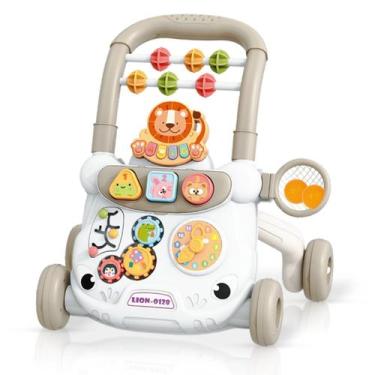 Imagem de Andador Bebê Infantil de Empurrar Musical Didático Educativo - Atentu,