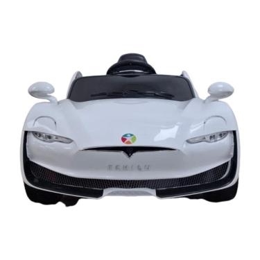 Imagem de Carrinho Elétrico Criança Bateria 12V Bluetooth Direção 2Em1