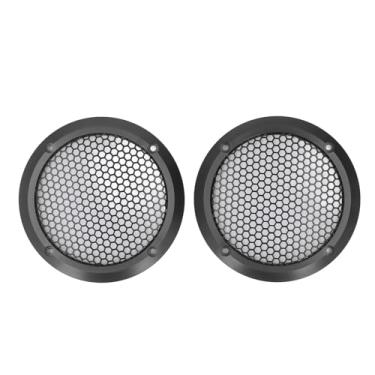 Imagem de Zhjvihx Tampa Líquida de Alto -falante, o Alto -falante do Carro Cobre Resistência Ao Impacto Resistente 2pcs para o Home Theater (Preto)
