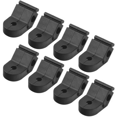 Imagem de Pacote com 8 peças de reposição para pés de bomba de borracha, preto, compatível com Fi-MCO LG-28-S, Hiflo, Flowjet e outras bombas de pulverização quádrupla, serve para 21-Series, 22-Series