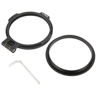 Imagem de QANYEGN Suporte do filtro de lente, anéis de adaptador de lentes de vários tamanhos, lente de lentes de liga de alumínio Rings de filtro para lentes de grande angular, lentes primá (67mm)