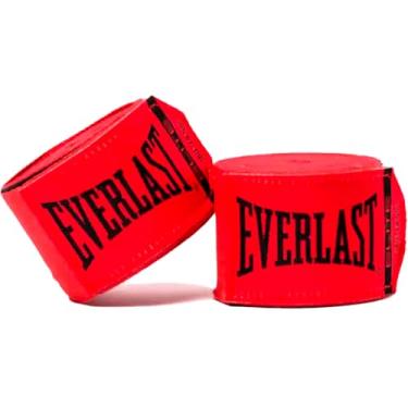 Imagem de Everlast Envoltórios de mão de boxe Elite de 457 cm para luvas | Suporte de pulso confortável | envoltórios de boxe, envoltórios de mão para boxe (vermelho)