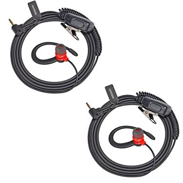 Imagem de UAYESOK Fone De Ouvido Rádio Com Microfone Ptt, Em Formato G 1 Pino Para Motorola Talkabout Walkie Talkie T200 T200Tp T260 T402 T460 T465 T600 T800 T6500 Mr350R Ms350R (Pacote 2)