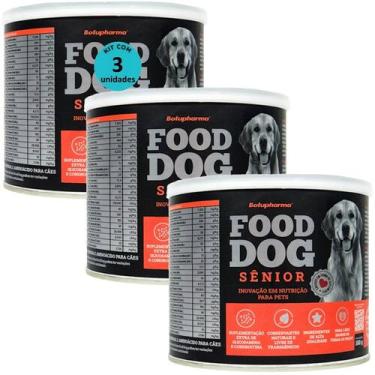 Imagem de Food dog senior 100g nutrição para cães idosos kit com 3 - BOTUPHARMA